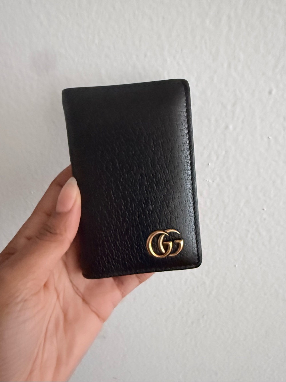 Gucci Black Leather Card Holder